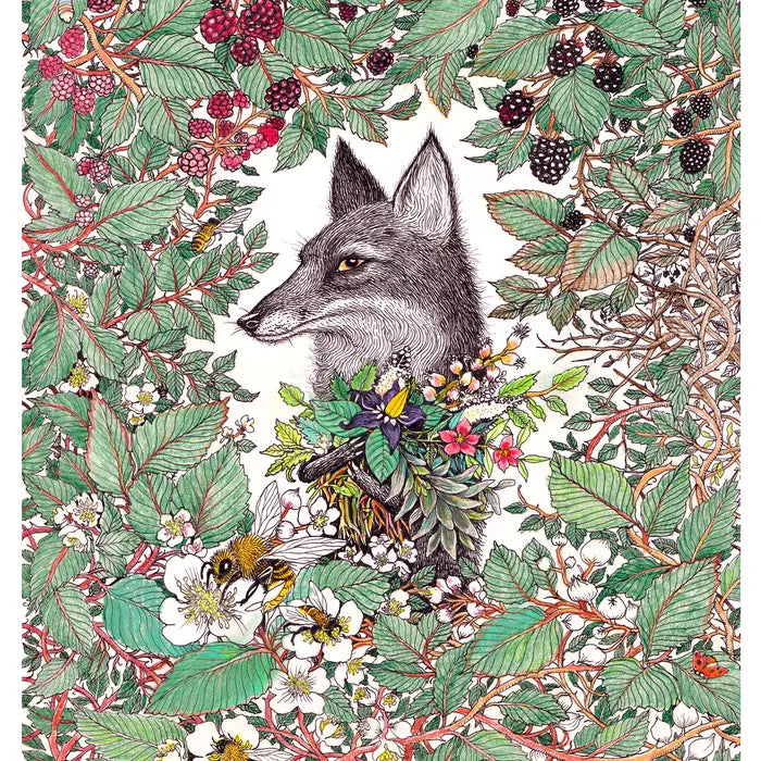 Art Print: Fox with Herbs