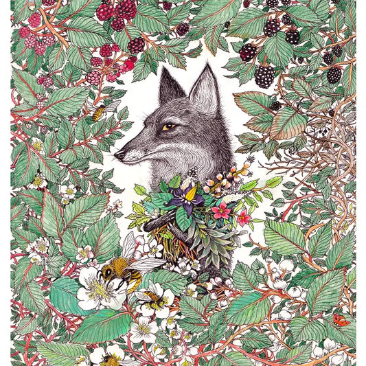 Art Print: Fox with Herbs