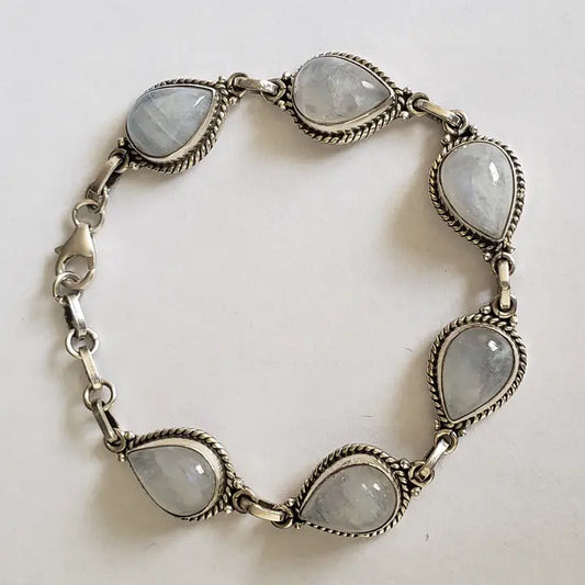 Bracelet: Sterling Silver Moonstone