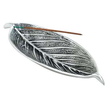 Incense: Ash Catcher Leaf - Recycled Aluminum