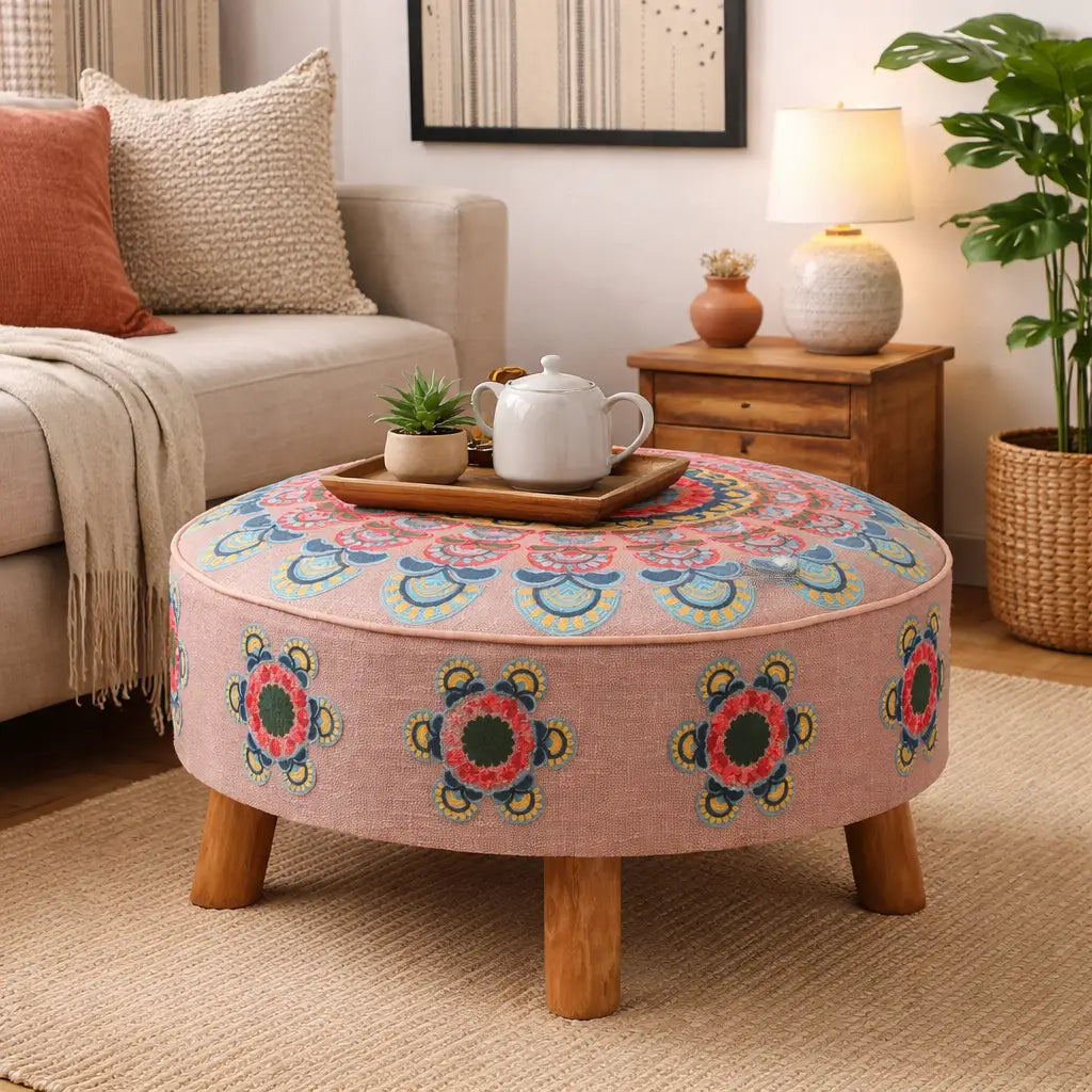 Ottoman: Handmade Mandala