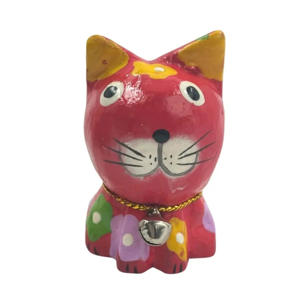 Wooden Cat: Various Colors