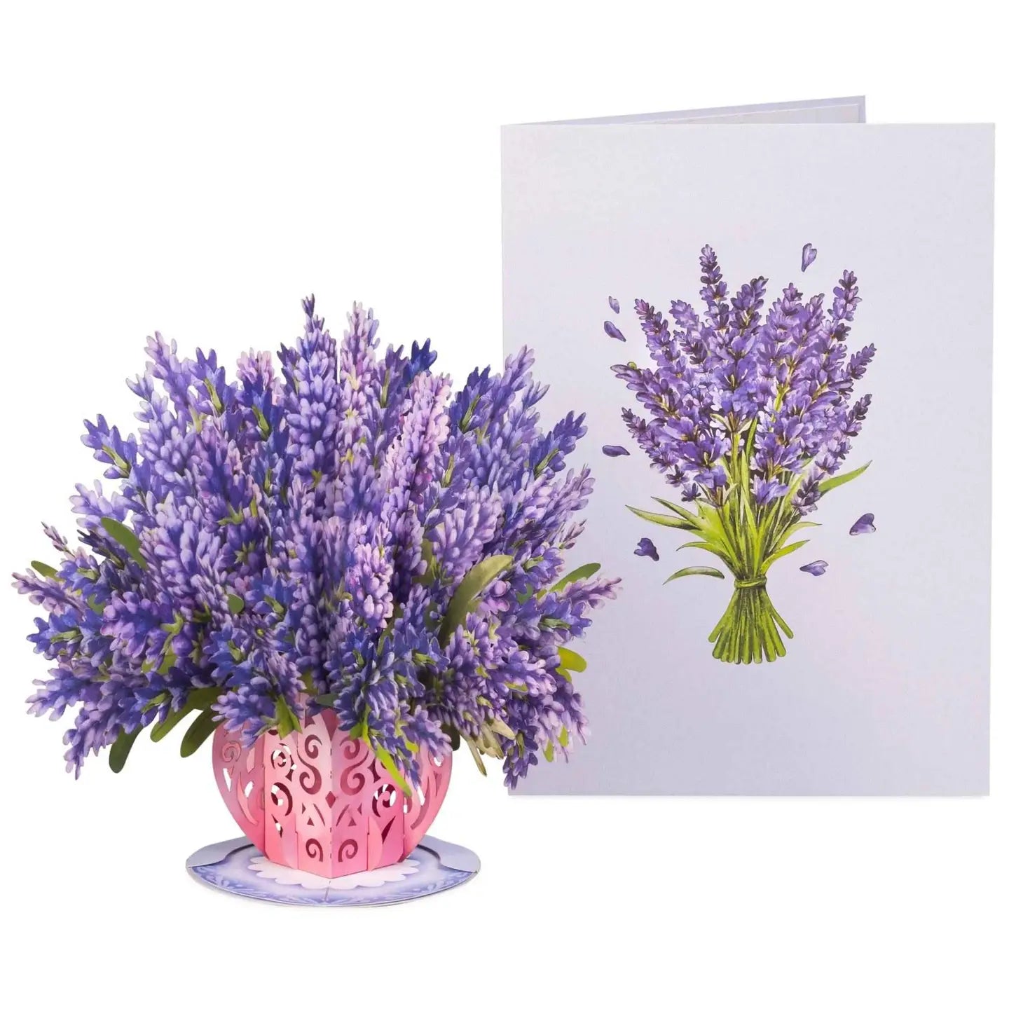 Cards: Pop-Up Lavender Bouquet