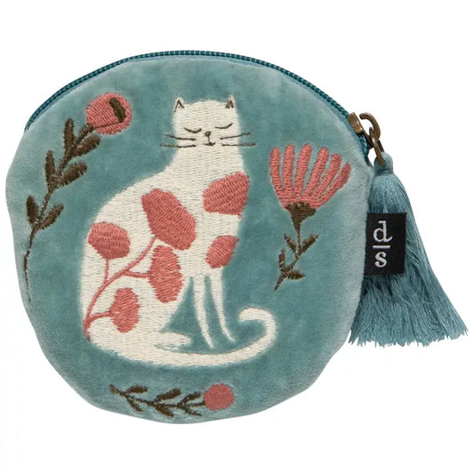 Coin Purse: Cat Bloom