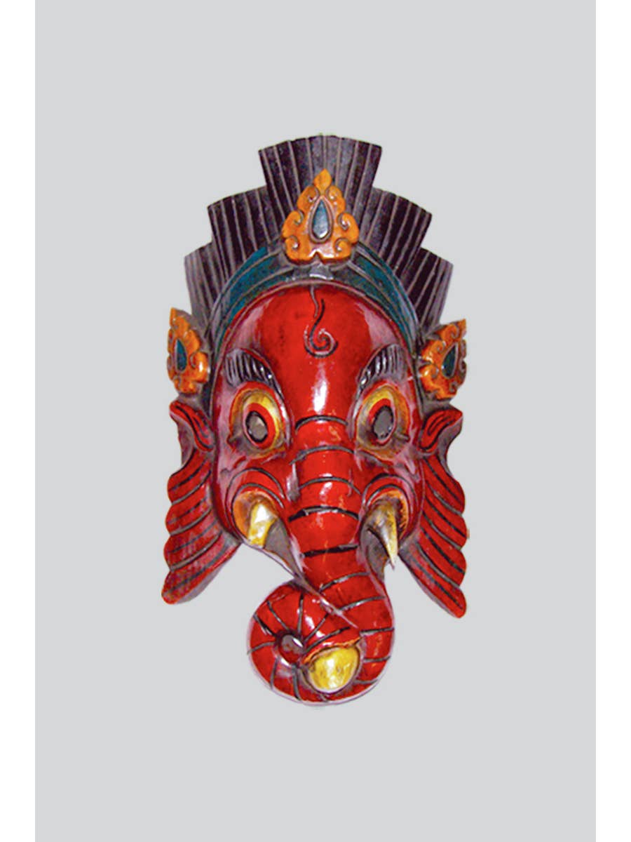 Mask: Ganesh (Wooden - 2 colors)