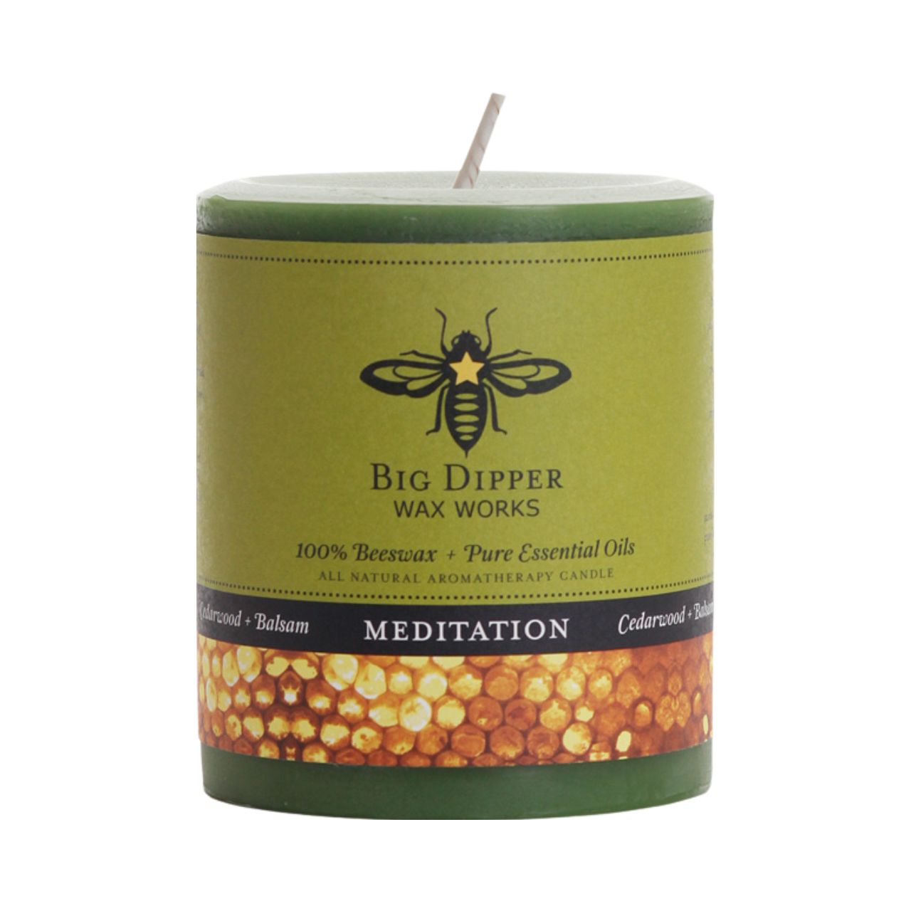 Candles: Beeswax Pillars: Three Sizes (Various Scents)