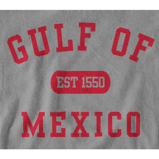 T-Shirt: Gulf Of Mexico Est 1550 (heather gray)