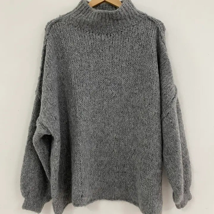 Sweater: Knitted Turtleneck Sweater (Various Colors)