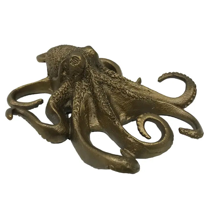 Paperweight: Octopus - Antique Brass Coated