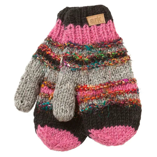 Mittens: Swool Striped