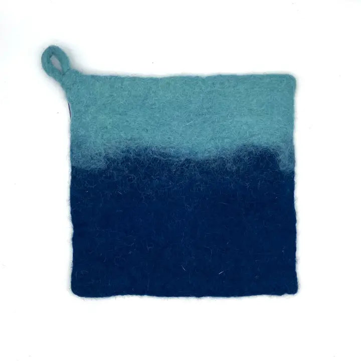 Pot Holder: Felted Two Toned (Various Colors)