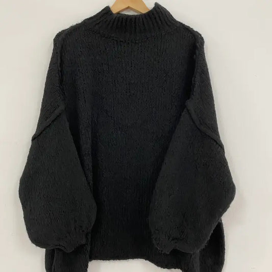 Sweater: Knitted Turtleneck Sweater (Various Colors)