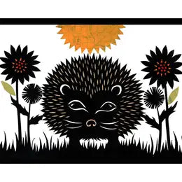 Art Print: Hedgehog in The Sun