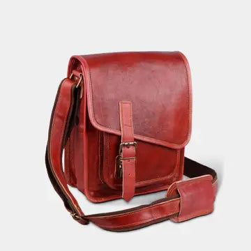 Crossbody: Leather Satchel
