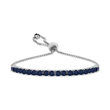 Bracelet: Sterling Silver Tennis Bracelets (Two Colors)