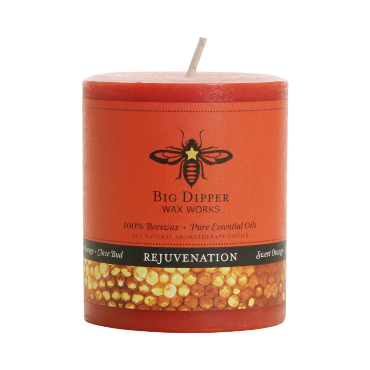 Candles: Beeswax Pillars: Three Sizes (Various Scents)