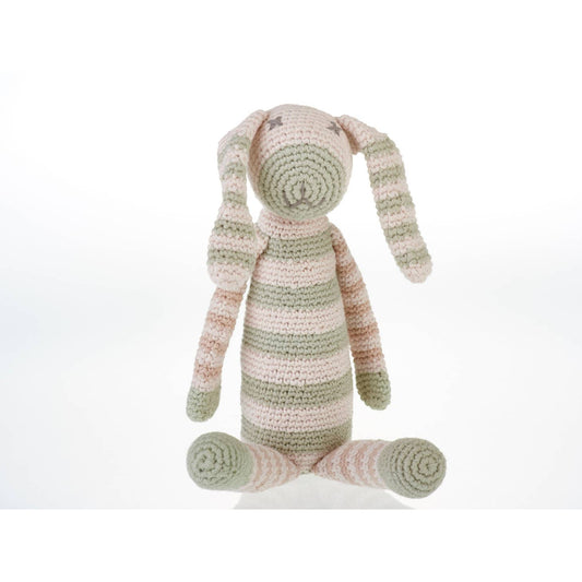 Doll: Teal Stripey Bunny
