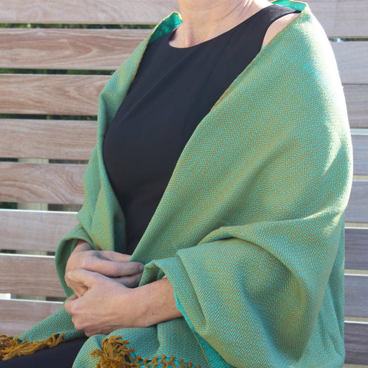 Shawl: Handwoven Guatemalan Wrap (Two Colors)