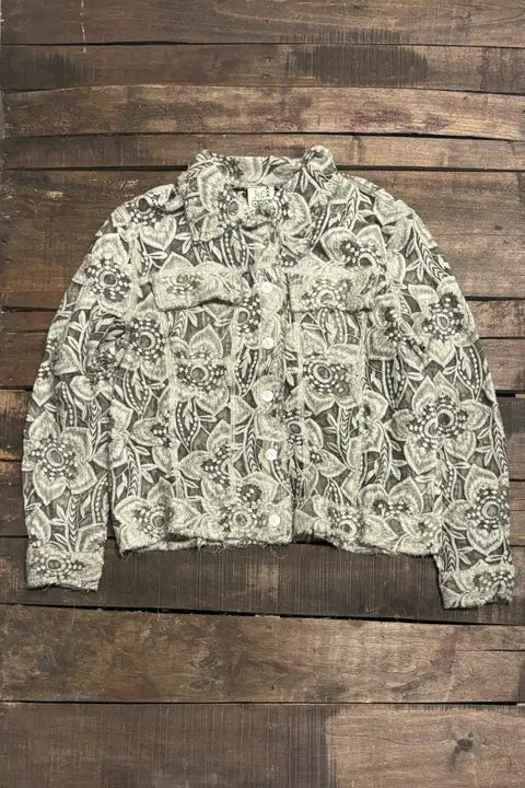 Jacket: Embroidered on Chiffon