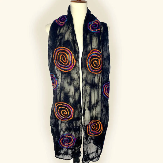 Scarf: Midnight Spiral