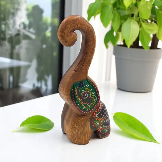 Wooden Elephant: Various Colors