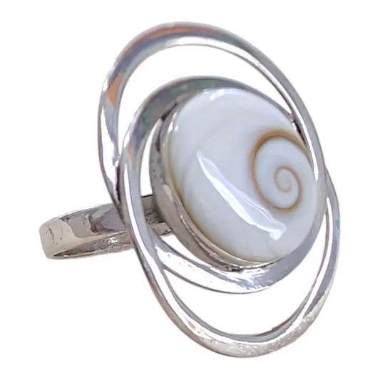 Rings: Shiva Shell Sterling Silver Adjustable