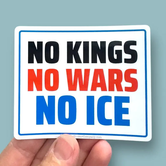 Sticker: No Kings, No Wars, No ICE