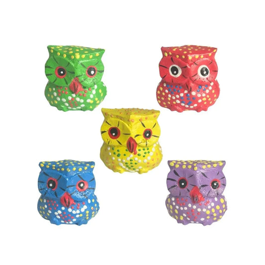 Wooden Owls: Various Colors