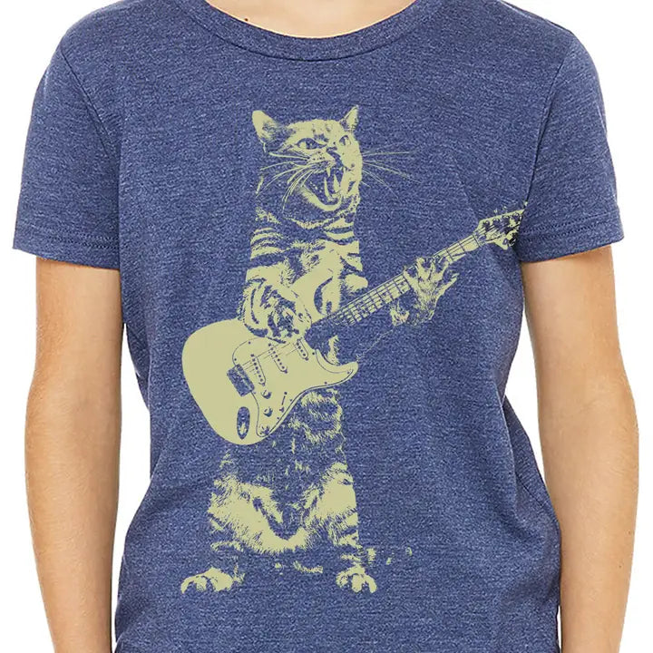 T-Shirt: Guitar Cat