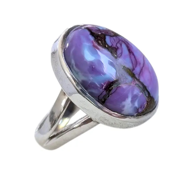 Rings: Purple Turquoise Sterling Silver