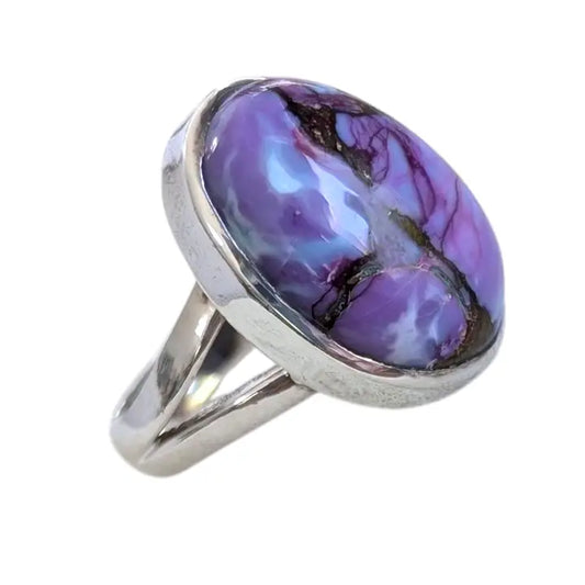 Rings: Purple Turquoise Sterling Silver