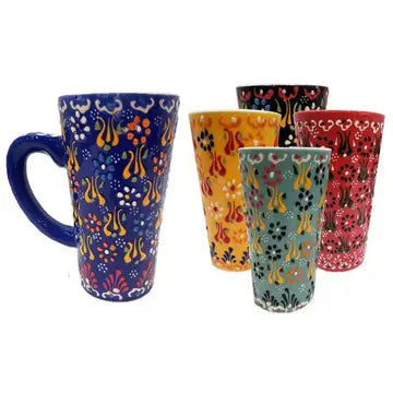 Mugs: Turkish Ceramic Latte Mug