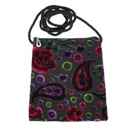 Burnout Velvet Bag (Various Colors/Designs)