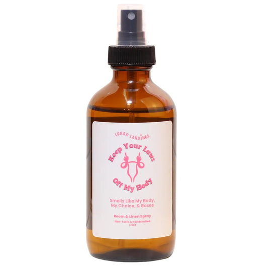 Room & Linen Sprays: Rose "Keep Your Laws Off My Body"