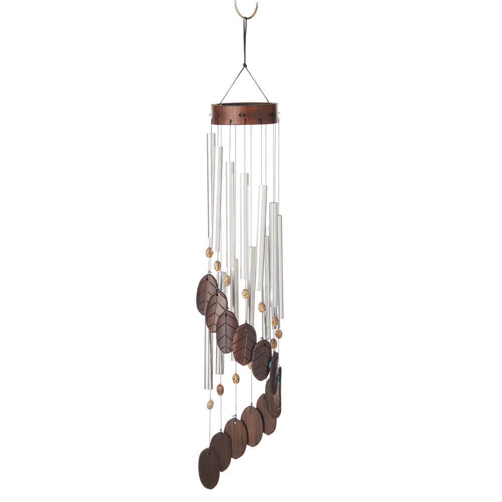 Wind Chime: Swirling Leaves Bamboo Wind Chime