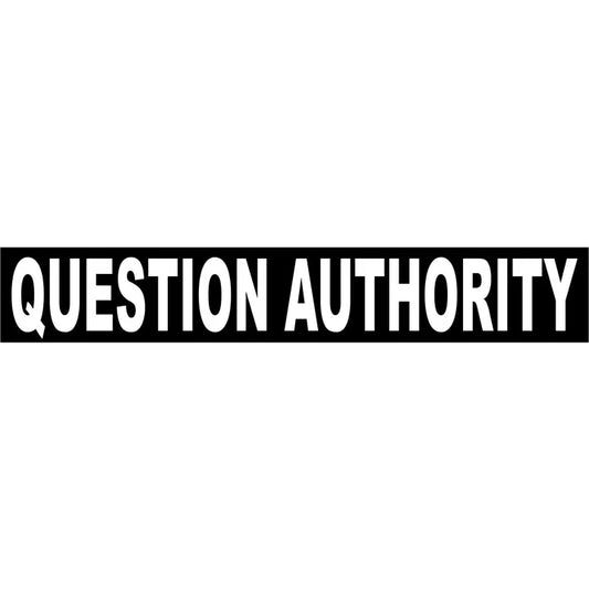 Sticker: Question Authority