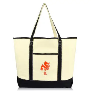 Tote:  Chinese Zodiac Sign Tote Bag (Various Signs)