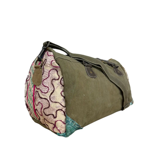 Duffel Bag: Recycled Military Tent
