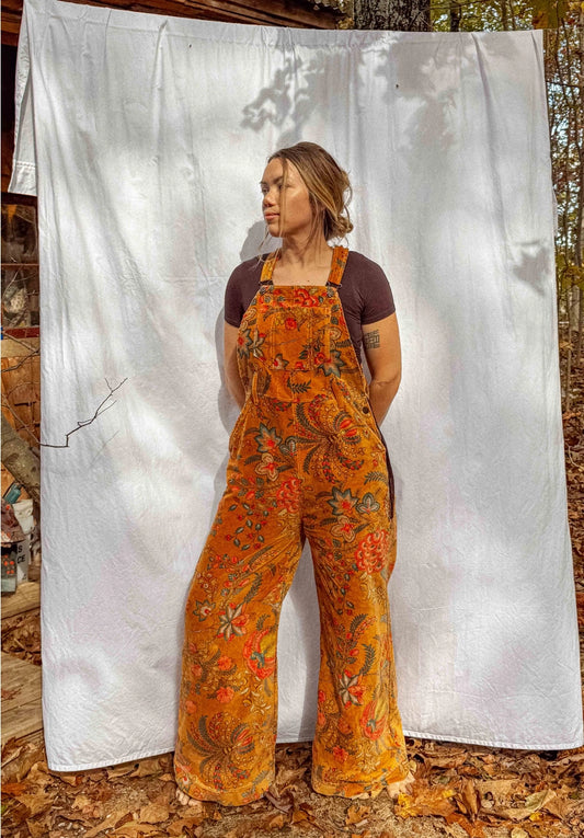 Overalls: Velvet Floral (Two Colors)