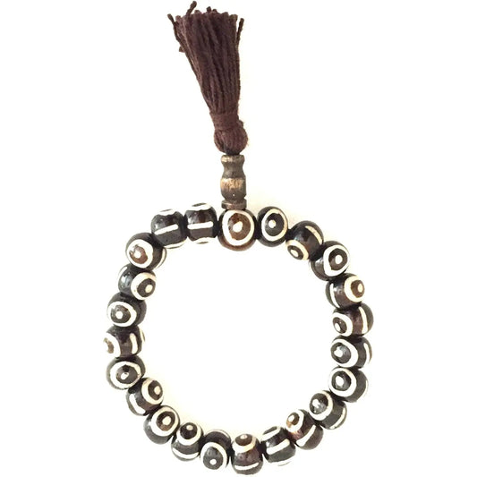 Bracelet: Tibetan Bone Mala Prayer Beads
