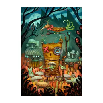 Art Print: Mushroom Hunting