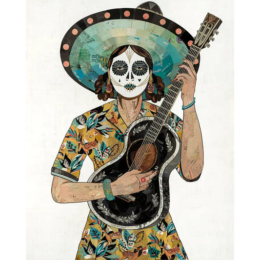 Art Print: Day of the Dead "Fawn and Phoenix"