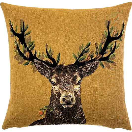 Pillow: Stag in Gold