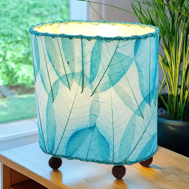 Lamp: Mini Guyabano Lamp, Shade Made of Guyabano Leaves