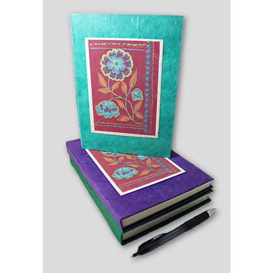 Journal: Hardcover Colorful Flower, Tree-Free