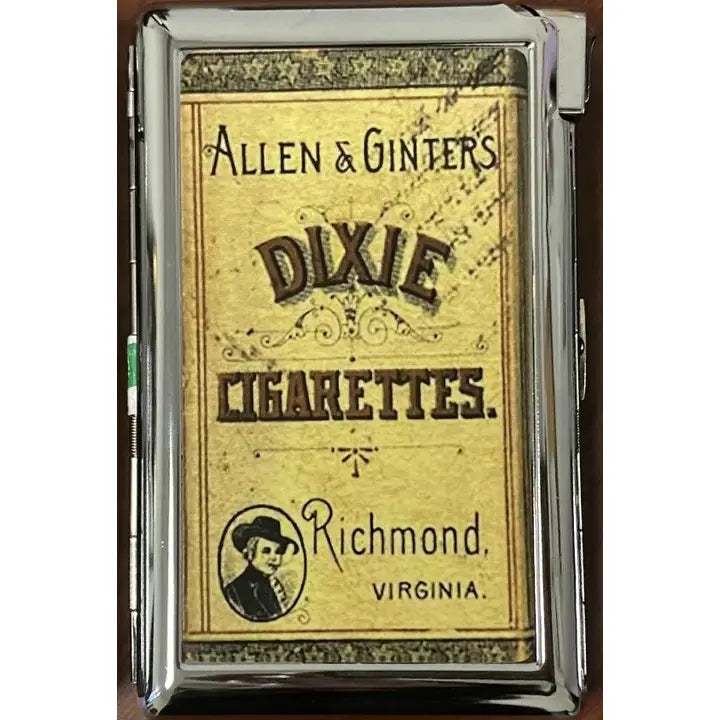 Cigarette Case with Lighter: Vintage Cigarettes