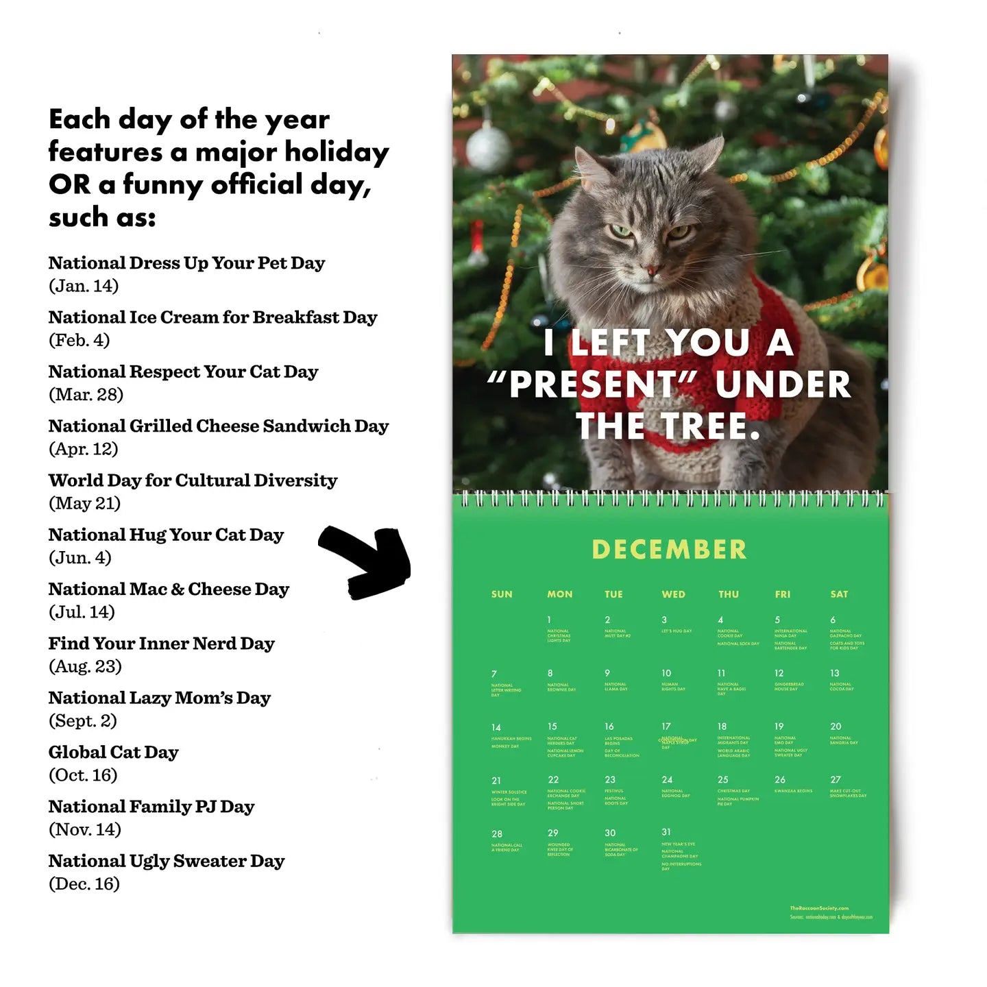 Calendar: Piss Off Cats