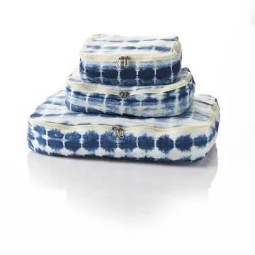 Packing Cubes: Indigo Shibori