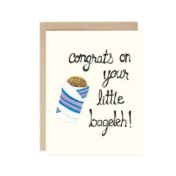 Cards: Congrats on Your Little Bagelah