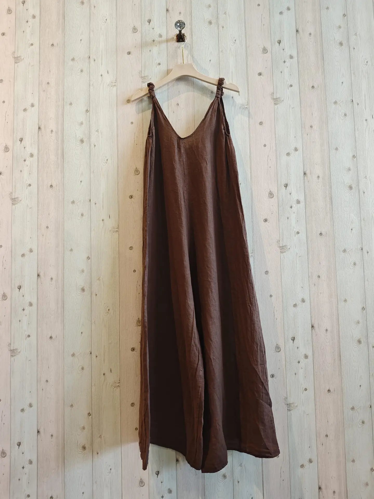 Jumpsuit: 100% Linen (Four Colors)